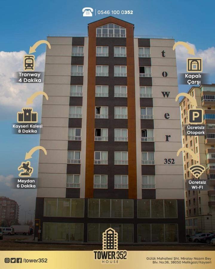 Tower352 Aparthotel Kayseri Exterior foto